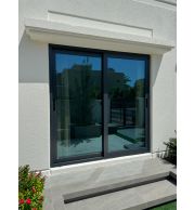 GE120 Montana Sliding door system 2 Track, Multipoint Lock, 24mm Glass, Anodized Finish, Sound & Thermal Insulation, Commercial & Residential Projects